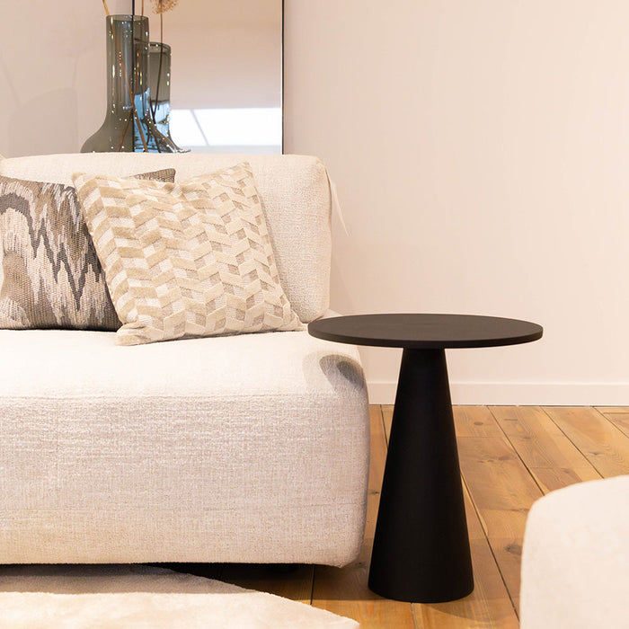 Atmooz Sioux - Bijzettafel 38 x 45 cm - Zwart - Rond - Metaal