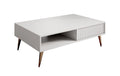 Meubella - Salontafel Winq - Wit - 102 cm