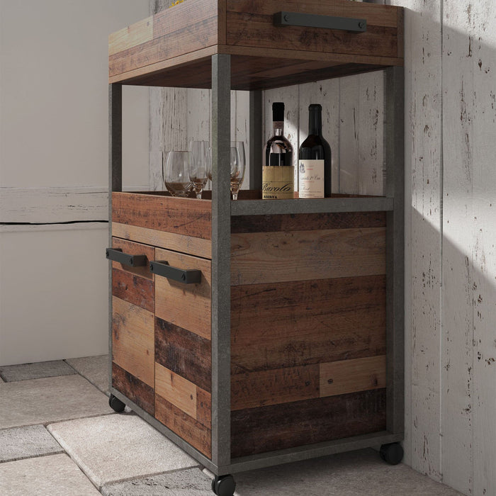 Meubella - Barkast Cade - Eiken - 60 cm