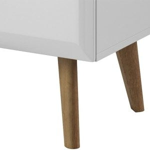 Meubella - Salontafel Nebraska - Wit - Eiken - 107 cm