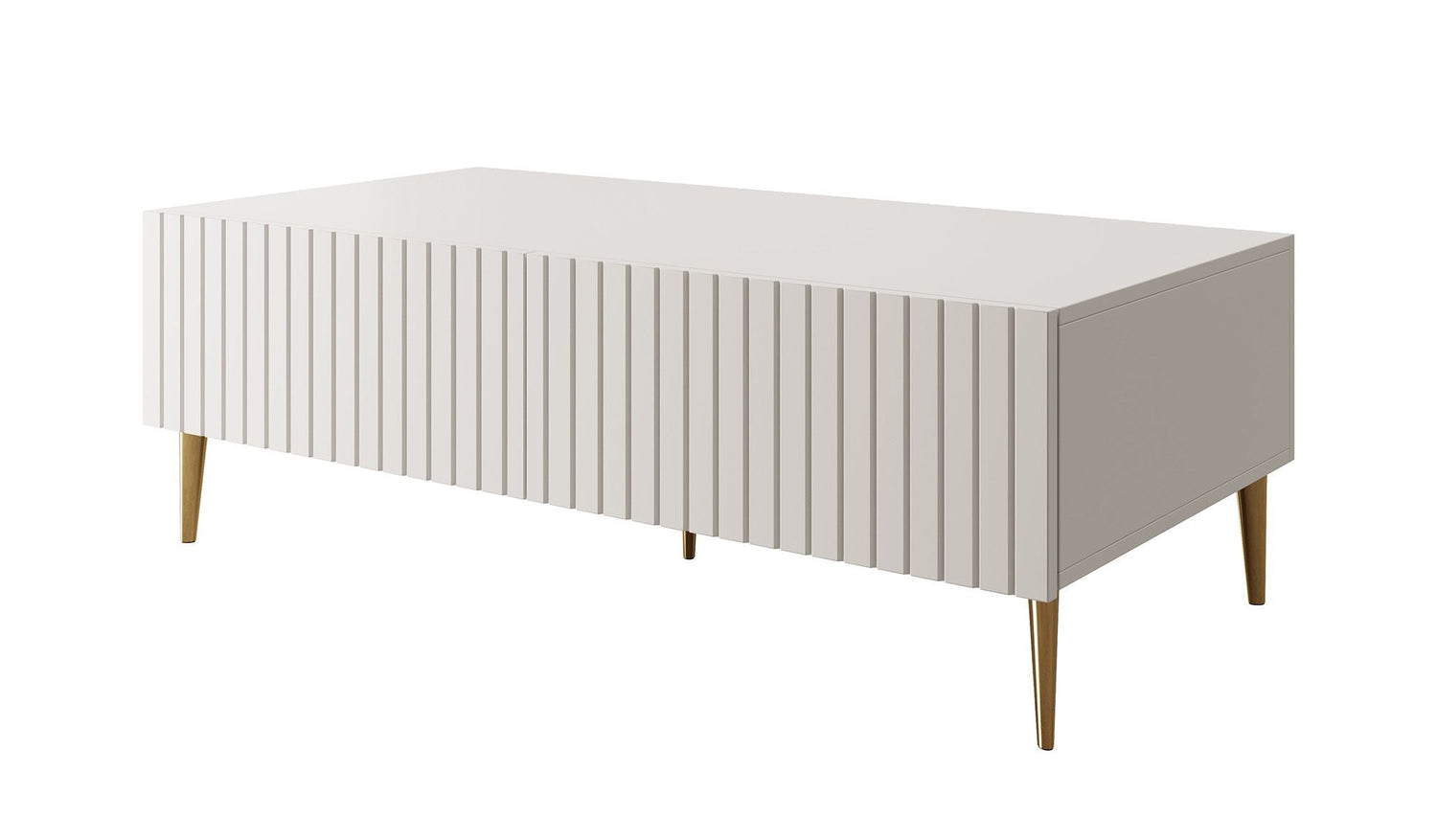 Meubella - Salontafel King - Wit - 120 cm
