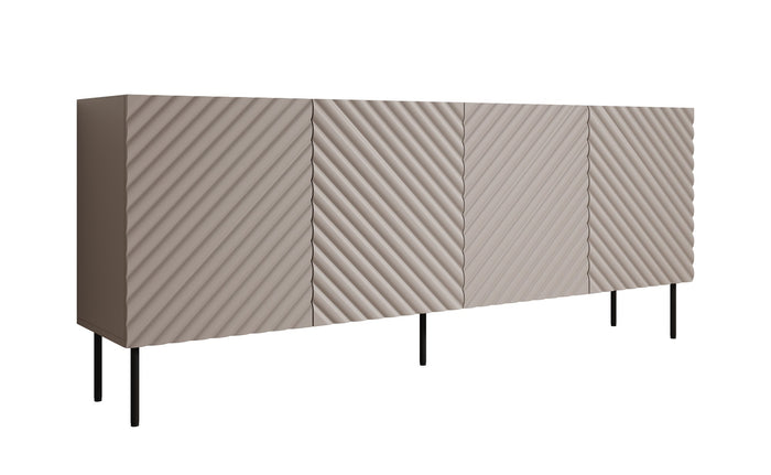 Meubella - Dressoir Laguna - Beige - 200 cm