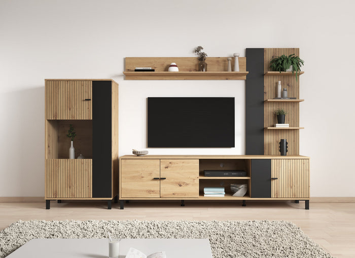 Meubella - Wandmeubel Austin - Eiken