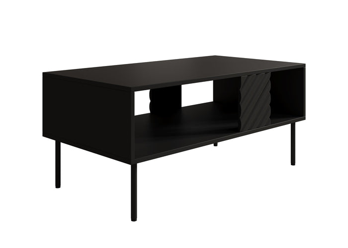 Meubella - Salontafel Laguna - Zwart - 100 cm