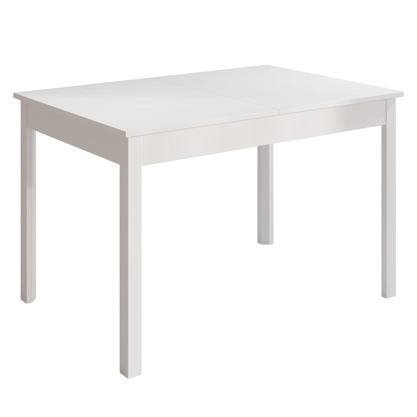 Meubella - Eetkamertafel Steve - Wit - 160 cm - Uitschuifbaar