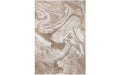 Goossens Vloerkleed Marbled in Naturel (marbled)