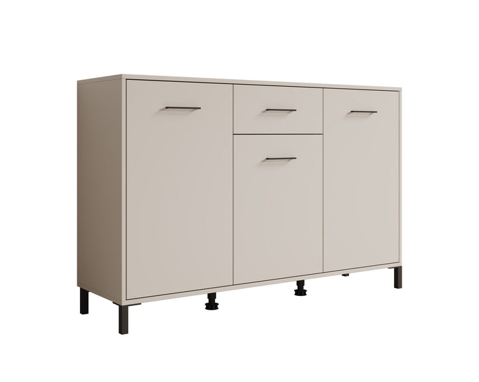 Meubella - Dressoir Vidor - Beige - 138 cm - 1 lade