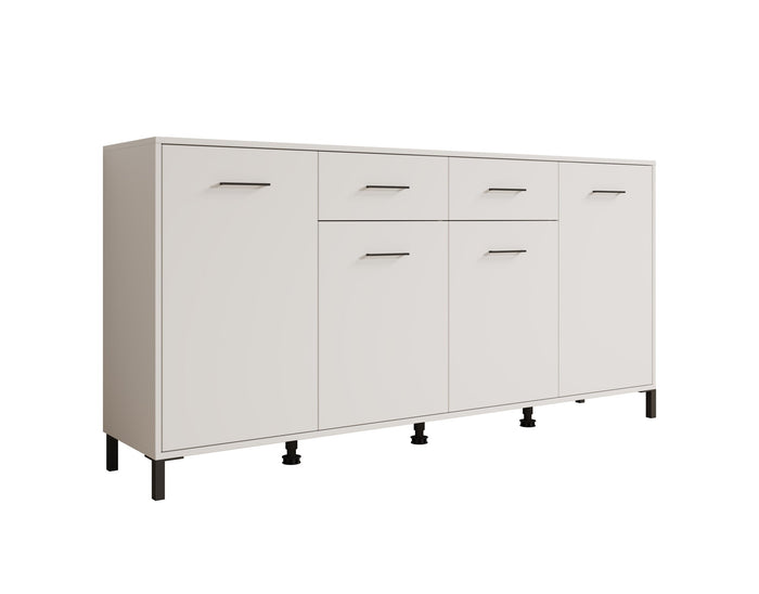 Meubella - Dressoir Vidor - Wit - 183 cm