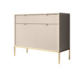 Meubella - Dressoir Navil 2 - Beige - 104 cm