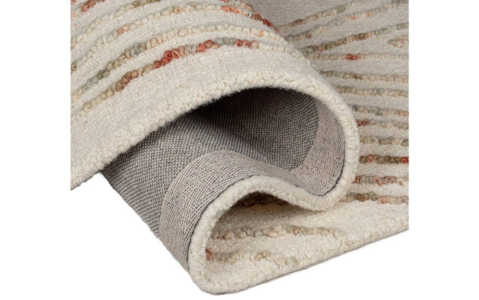 Goossens Vloerkleed Swirl in Naturel, orange (swirl)