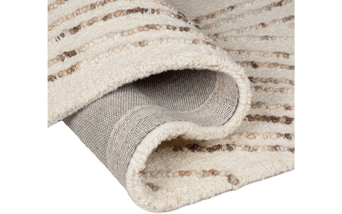 Goossens Vloerkleed Swirl in Naturel, bruin (swirl)