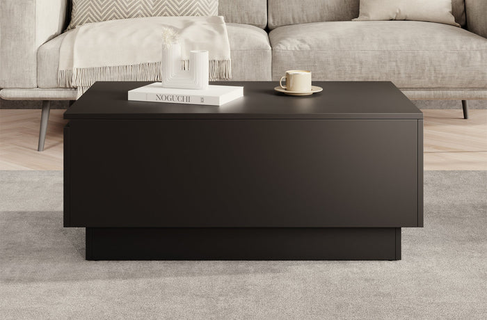 Meubella - Salontafel Micha - Zwart - 90 cm