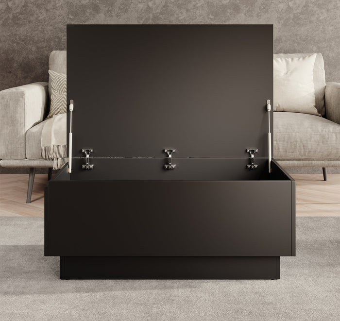 Meubella - Salontafel Micha - Zwart - 90 cm