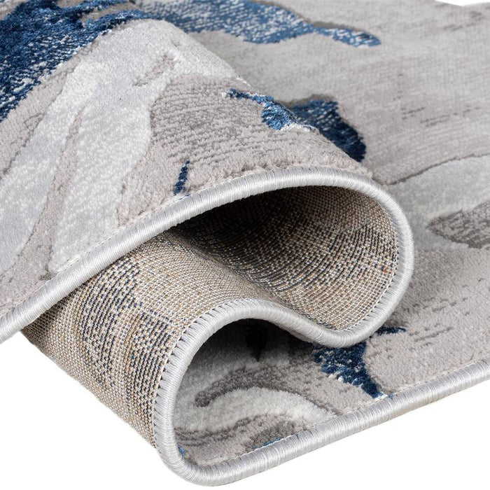 Goossens Vloerkleed Marbled in Navy (marbled)