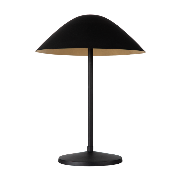 Atmooz Elan - Tafellamp - Zwart & Goud - 2 Lichtpunten - Paddestoel