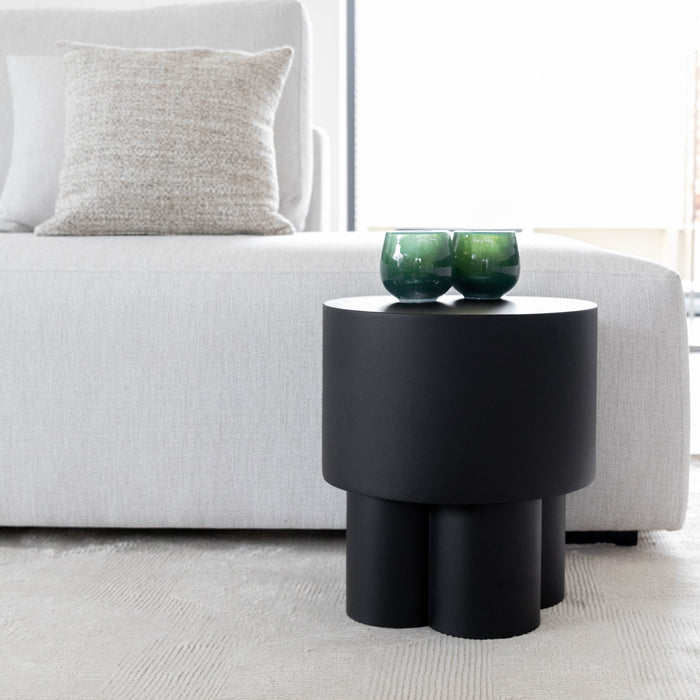 Atmooz Lenno - Bijzettafel - Zwart - 35 x 40 x 35 cm