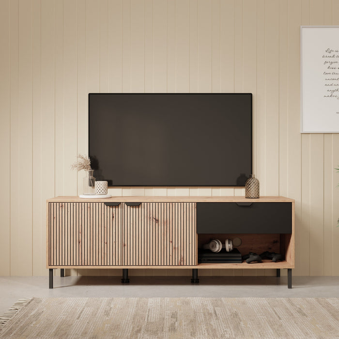 Meubella - TV-Meubel Malaika - Eiken - 150 cm