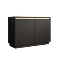 Meubella - Dressoir Remy - Zwart - 104 cm
