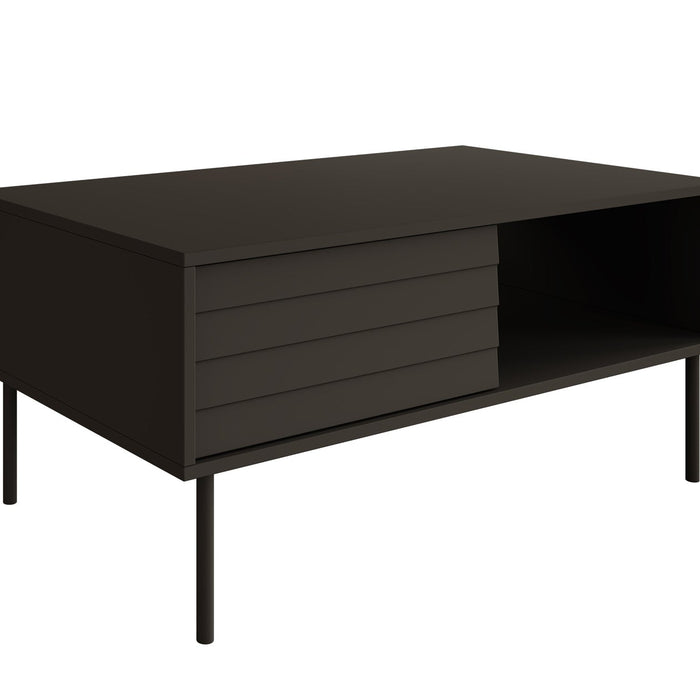 Meubella - Salontafel Cordoba - Zwart - 100 cm