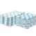 LINNICK Theedoeken & Keukendoeken Set Blok - ice blue - set van 12