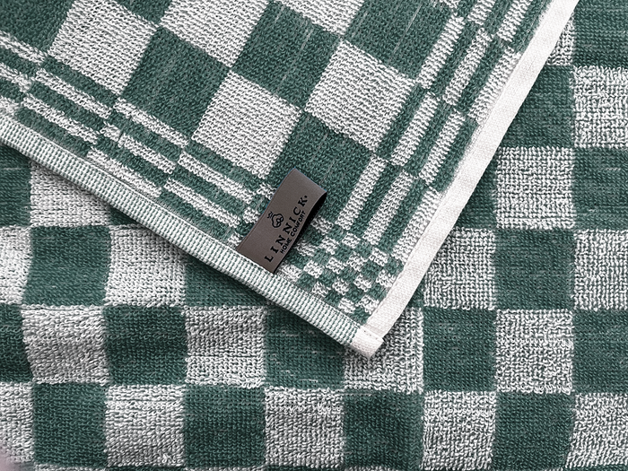 LINNICK Keukendoekset Blok 50x50cm - donker groen - set van 6