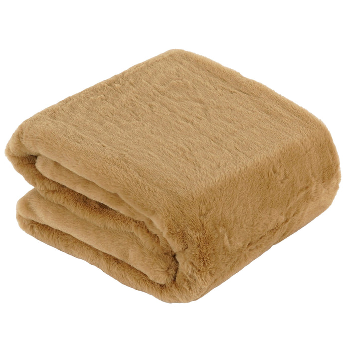 In The Mood Collection Bronte Fleece Deken - L200 x B150 cm - Bruin