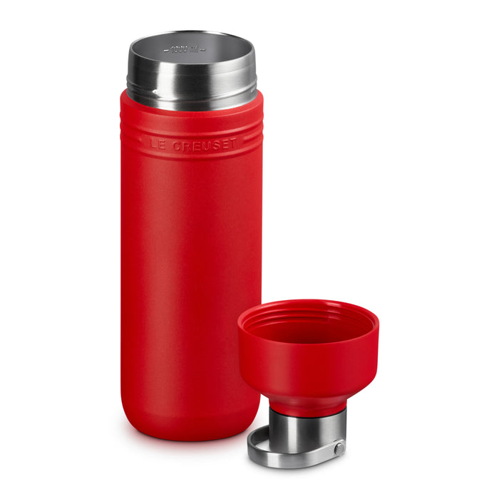 Le Creuset On The Go Drinkfles 1 L - Kersenrood