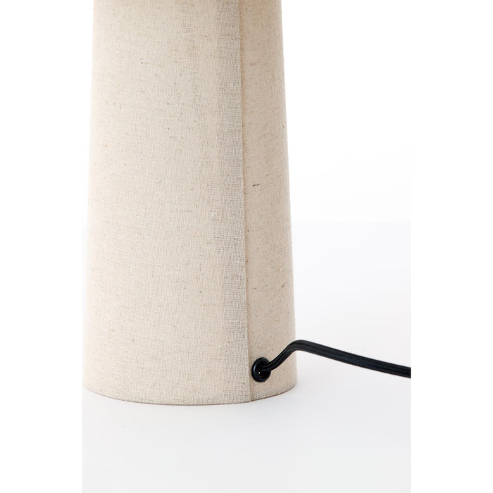Light & Living Tafellamp Musaby - Linnen - Ø25cm