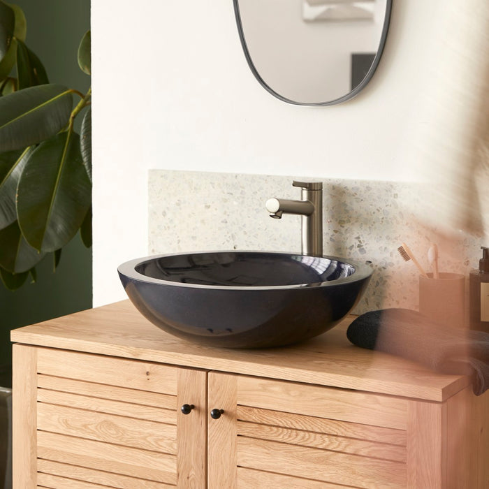 Tikamoon - Calypso - Marmeren wastafel black