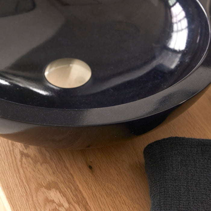 Tikamoon - Calypso - Marmeren wastafel black