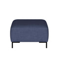 by fonQ Loft Hocker - Chenille - Donkerblauw
