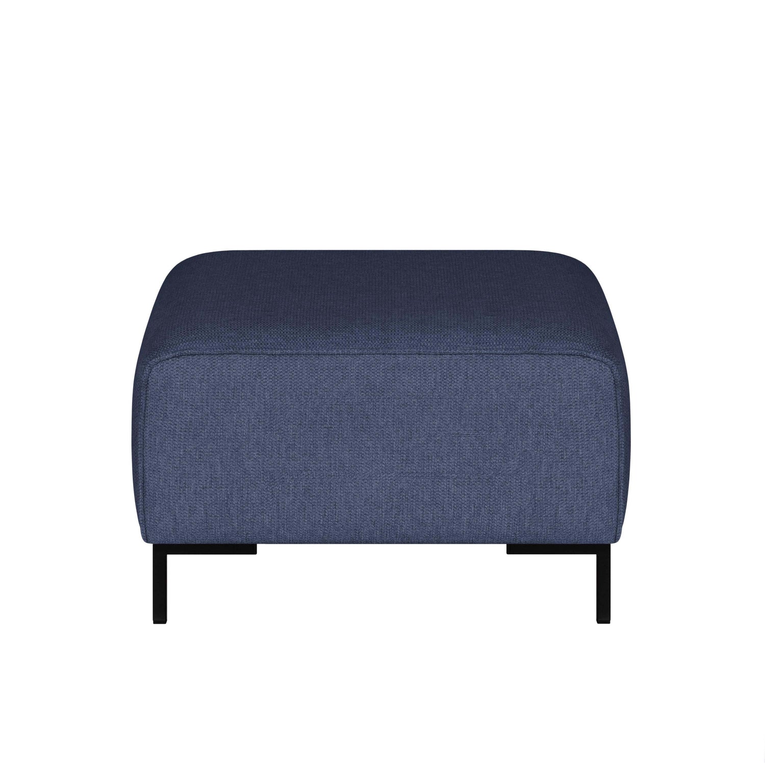 by fonQ Loft Hocker - Chenille - Donkerblauw