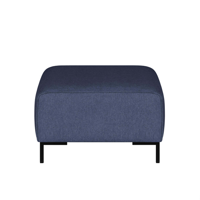 by fonQ Loft Hocker - Chenille - Donkerblauw