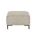 by fonQ Loft Hocker - Chenille Melange - Beige