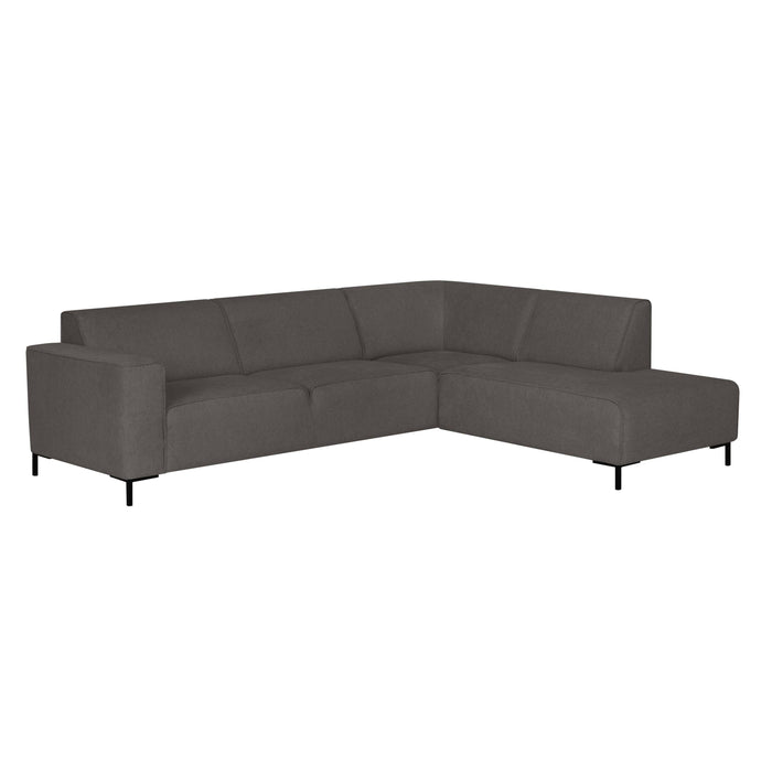 by fonQ Loft Hoekbank Rechts - Chenille - Antraciet