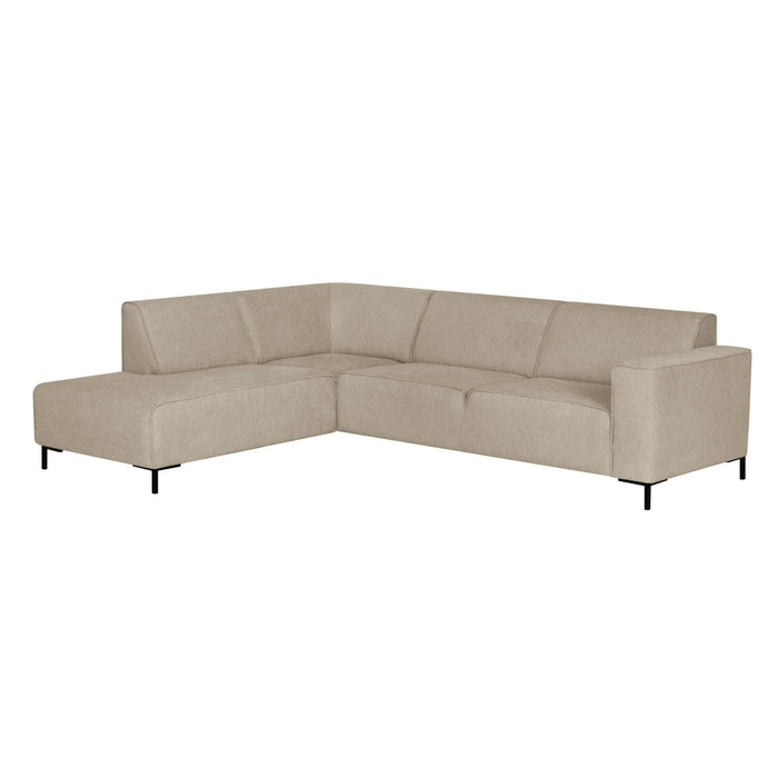 by fonQ Loft Hoekbank Links - Chenille - Greige