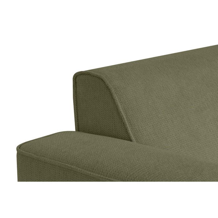 by fonQ Loft Hoekbank Rechts - Chenille - Groen