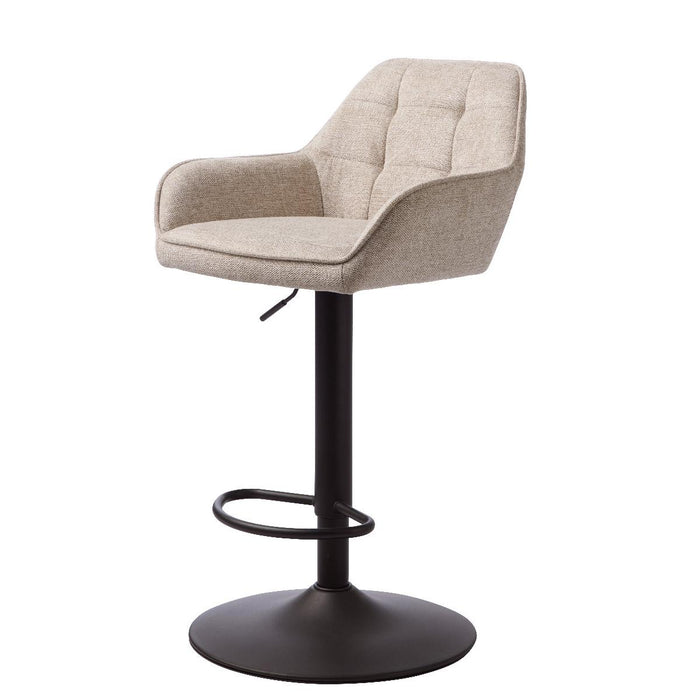 Nordic Home Lanny barstoel geblokt - zand