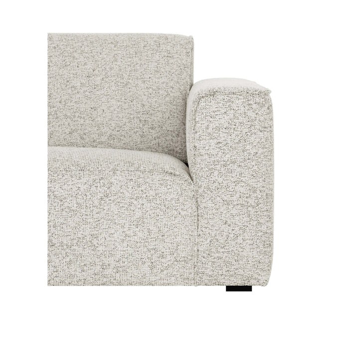 by fonQ Loft Hoekbank Links - Chenille Melange - Ecru