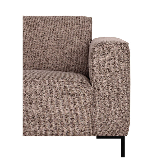 by fonQ Loft 2,5-zitsbank - Chenille Melange - Blush