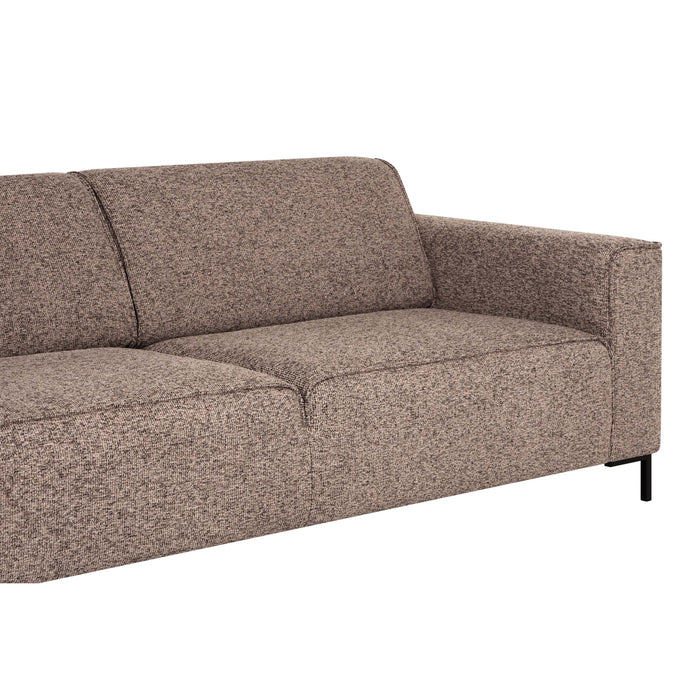 by fonQ Loft 2,5-zitsbank - Chenille Melange - Blush