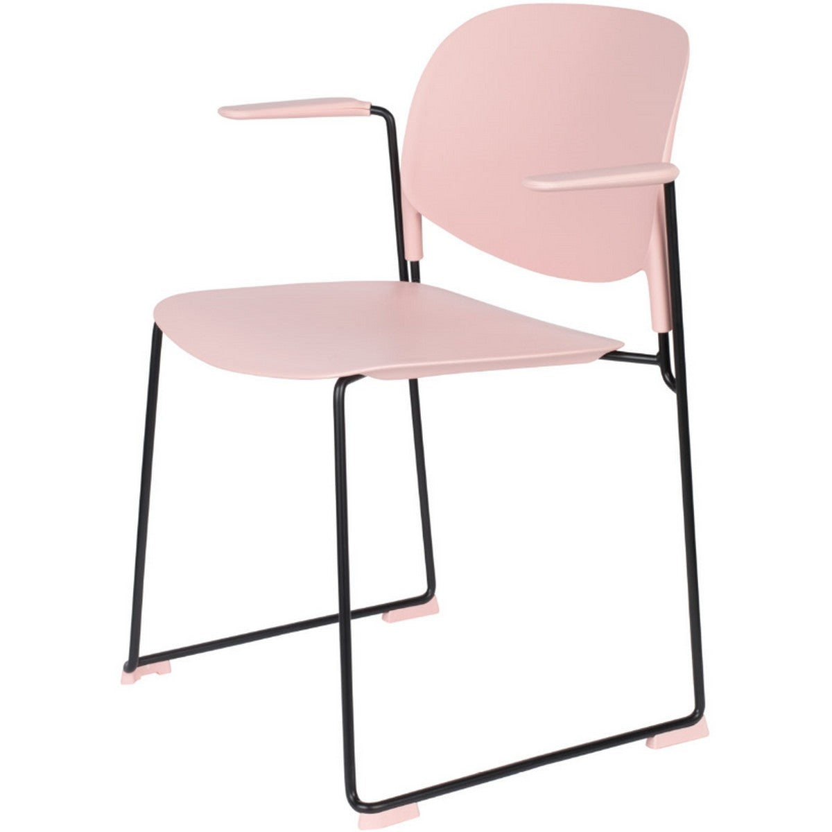 (Set van 4) Puur - Stord armstoel roze