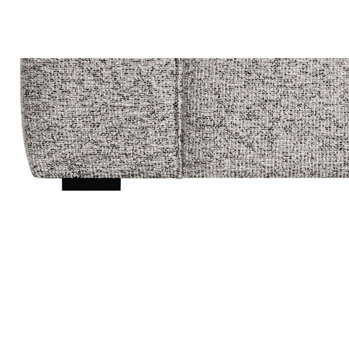 by fonQ Loft Hoekbank Rechts - Chenille Melange - Grijs