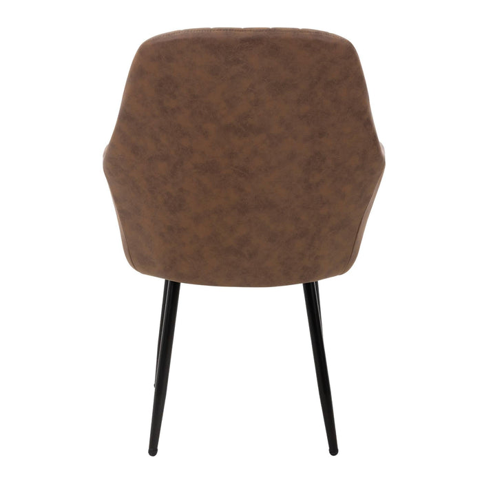 ML-Design Eetkamerstoel Perrin lederlook set van 6