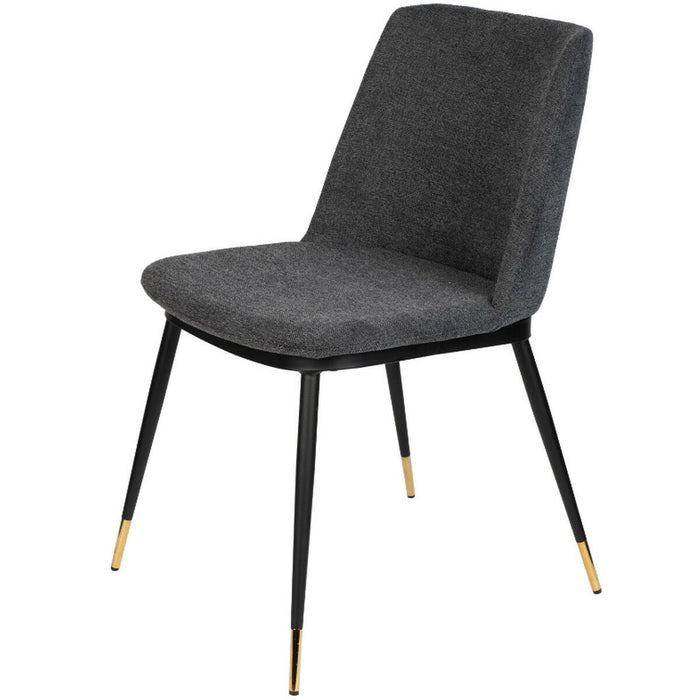 Puur - Larvik eetkamerstoel stof donkergrijs