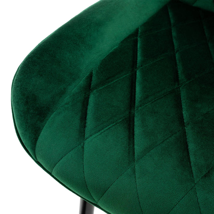 ML-Design Eetkamerstoel Diadema velvet set van 6