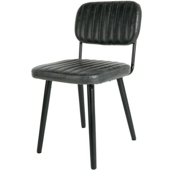 Puur - Vinnes eetkamerstoel PU leer zwart