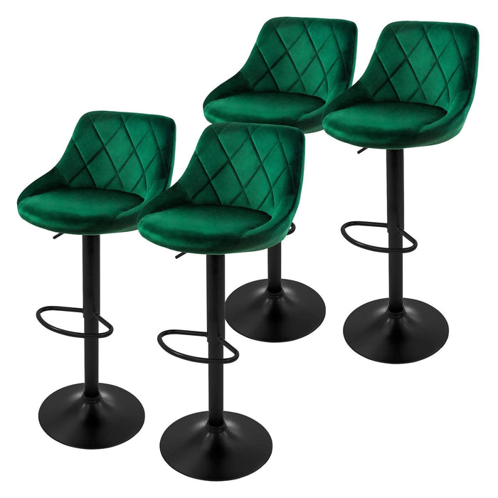 ML-Design Barkruk Elia velvet set van 4