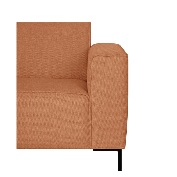 by fonQ Loft Hoekbank Links - Chenille - Roest