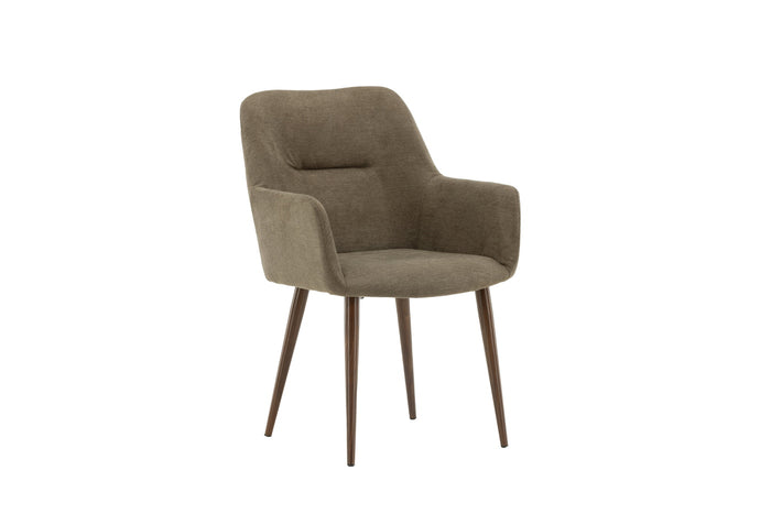 Fjôrd - Eetkamerstoel Donkergrijs - 62x60x90cm - Tomorrow - Set van 2